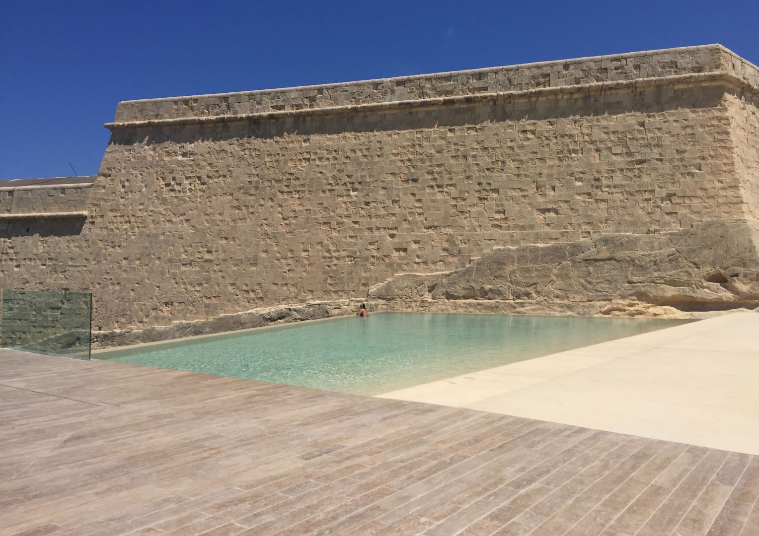 The new pool area. Credits AP Valletta.